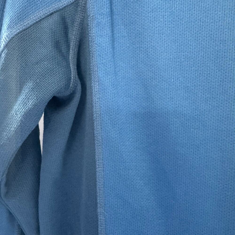 Mens LL BEAN Blue Size Small Outdoor Long Sleeve 1/4 Zip Polyester - Picture 5 of 8